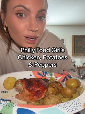 Chicken, potatoes & peppers recipe from @phillyfoodgirl 🔥 Kass this will be on weekly rotation, it’s amazing. Thank you for sharing ❤️😘 #chicken #mealprepideas #easyrecipe #cookwithme #easydinnerideas 