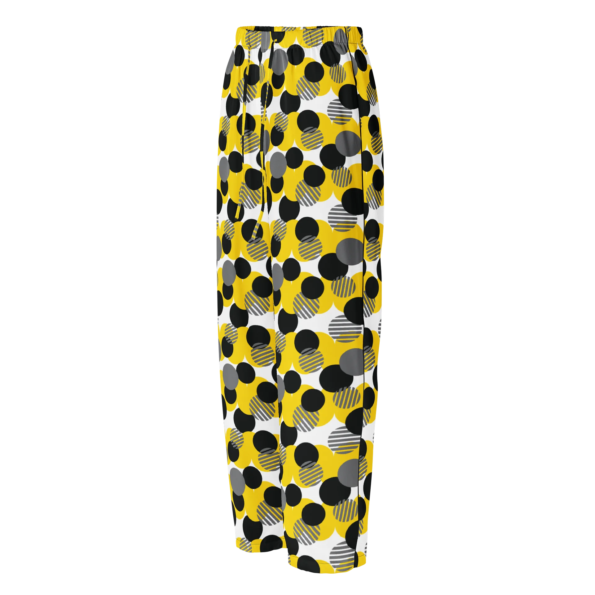 Cozy Chic Modern Geometric Polka Dot All-Over Print Women's Pajama Pants product image (4)