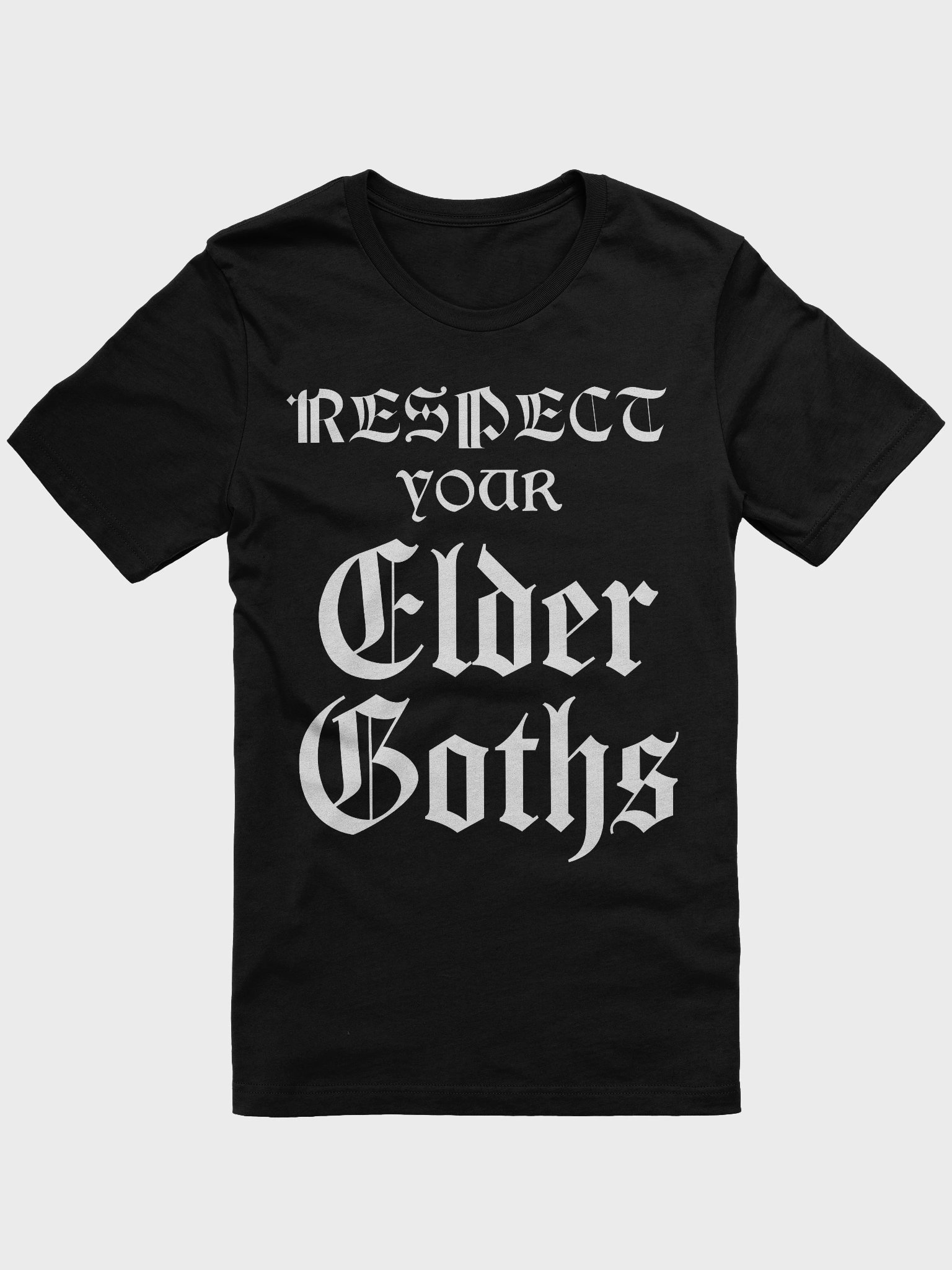 Respect Your Elder Goths Unisex Short Sleeve Tee product image (1)