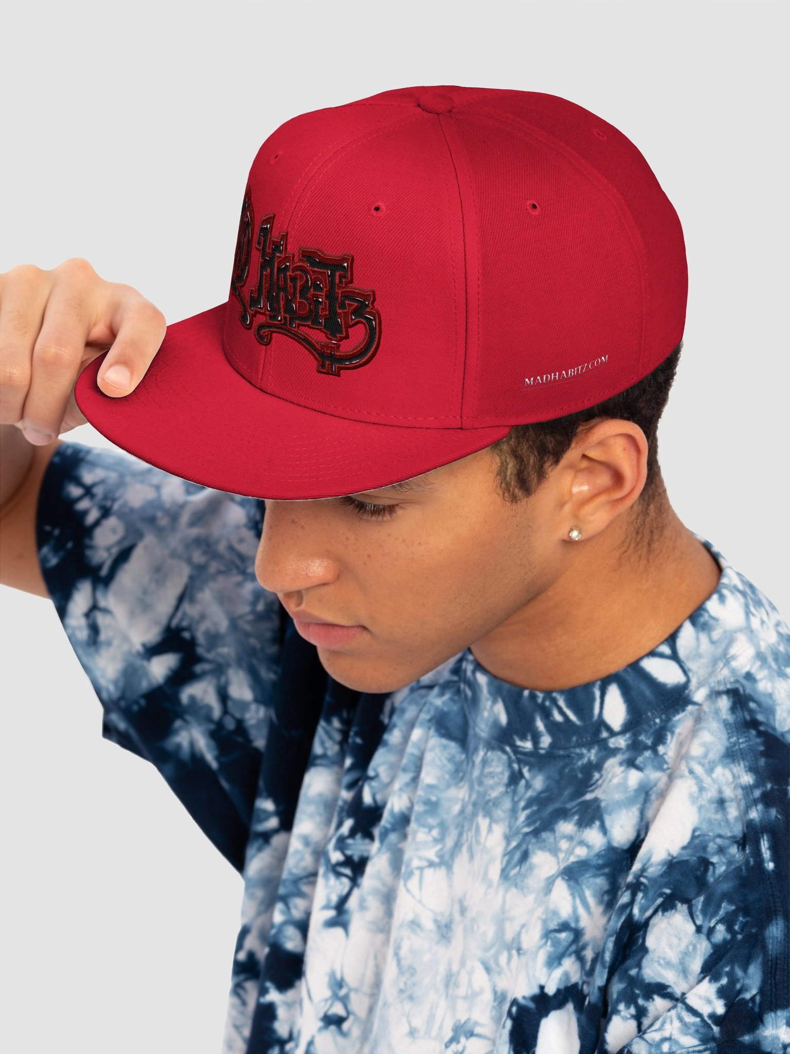Red & Black Origins Snapback Cap product image (5)