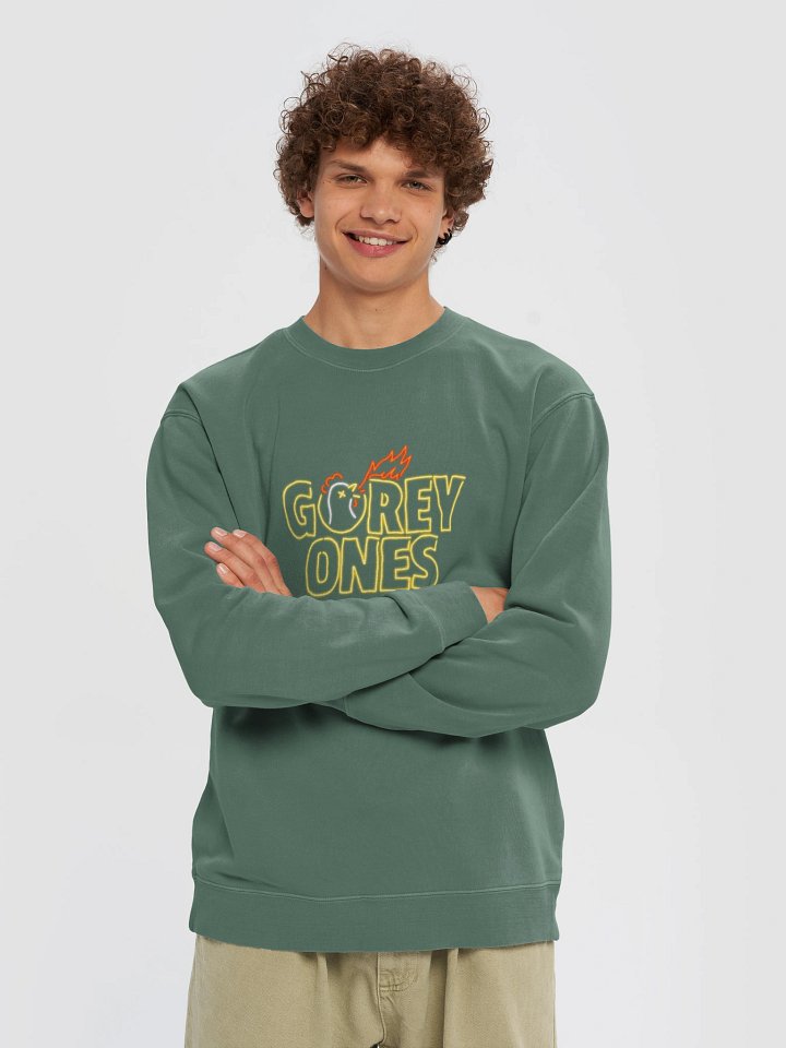Gorey Ones - Independent Trading Co. Unisex Midweight Pigment Dyed Sweatshirt product image (7)