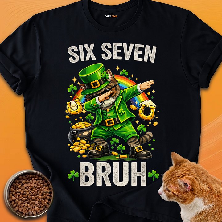 Six Seven Dabbing Patrick's Cat product image (1)