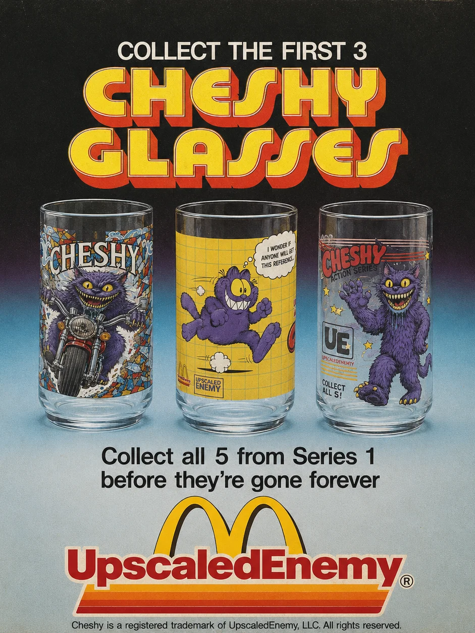 Cheshy Nostalgia Collectors Glass 3pk w/Can Coozie and Insert Coin Socks!  product image (1)