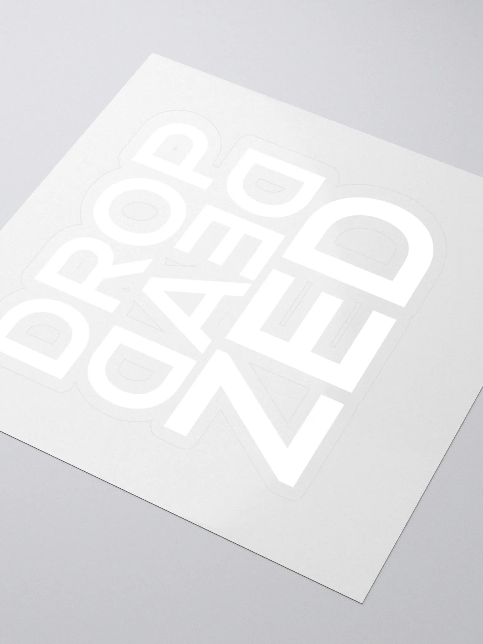 Drop Dead Zed - Name Sticker product image (3)