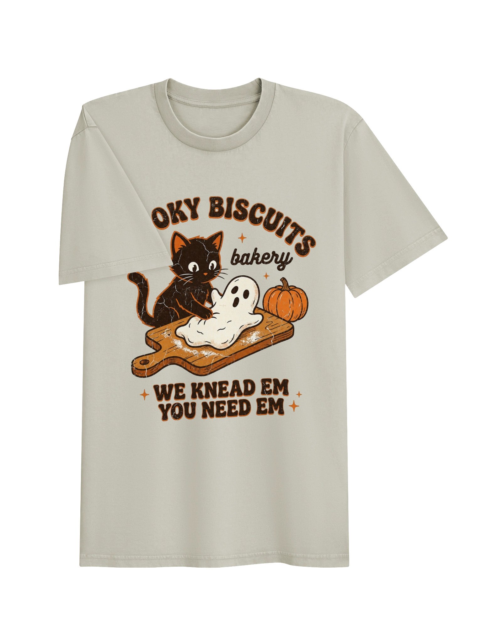 Midnight Roast Tee — Retro Halloween Black Cat Shirt product image (27)