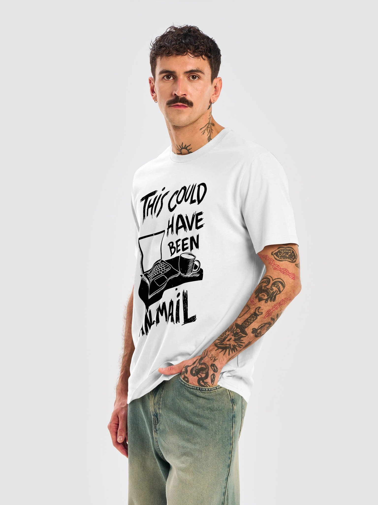 This Could Have Been An Email – Funny Office Humor - Light Colors - Unisex Organic T-Shirt product image (2)