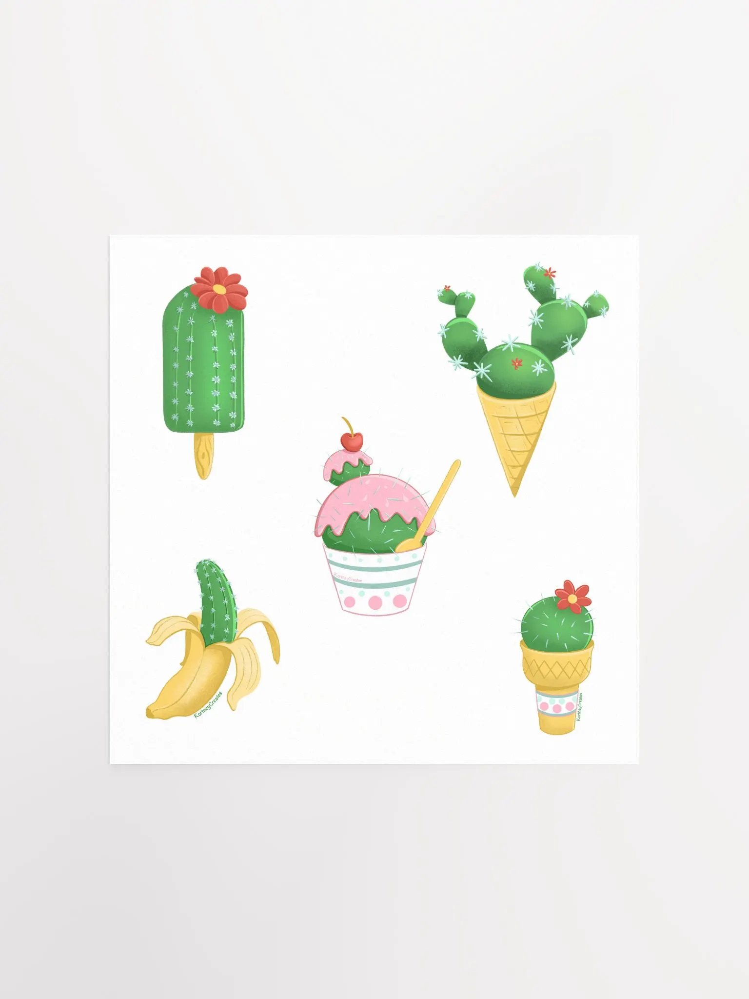 Prickly Treats Art Print product image (1)