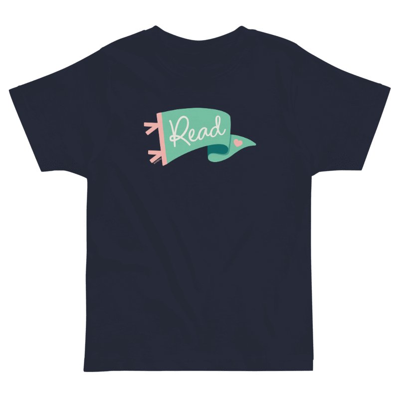 Go Team...Read! Mint Pennant Toddler T-Shirt product image (1)