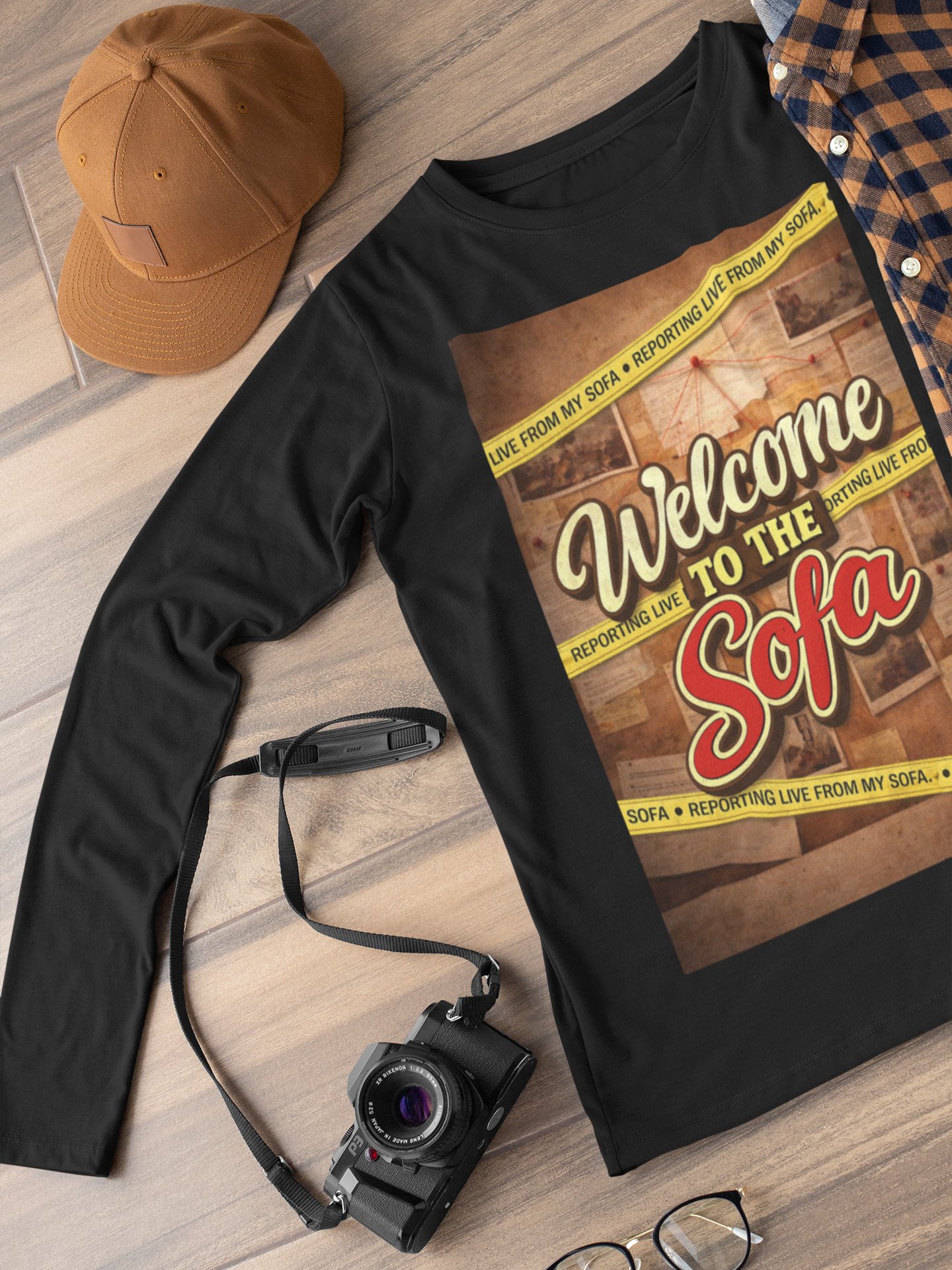 Welcome to the Sofa Crime Board Long Sleeve Shirt product image (23)