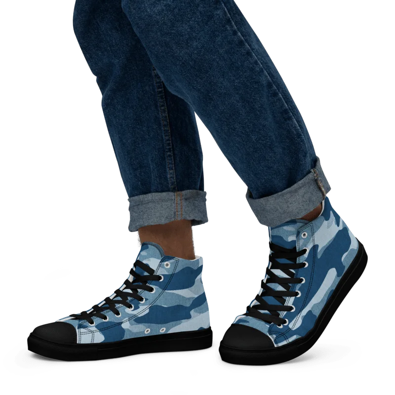 Blue Camo High Tops product image (10)