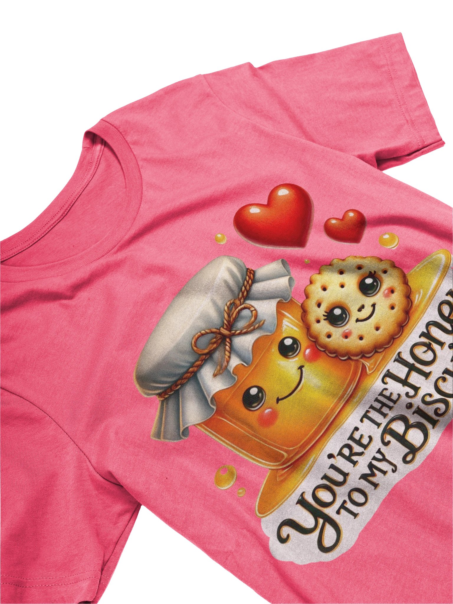 You're the Honey to my Biscuit Graphic Tee: Sweet Duo Love T-Shirt product image (14)