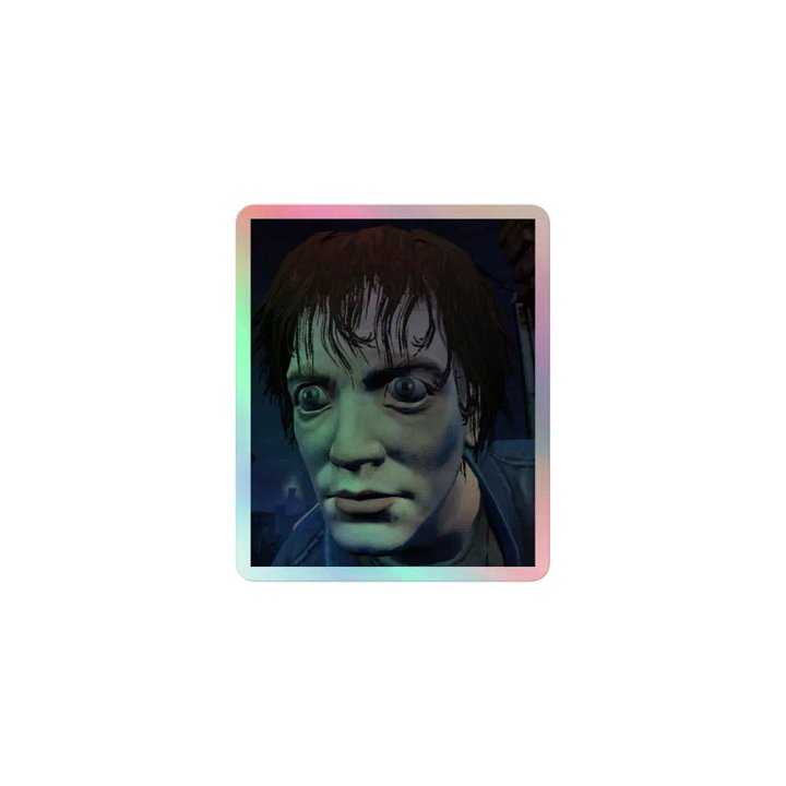 Cursed Quentin Holo sticker product image (1)