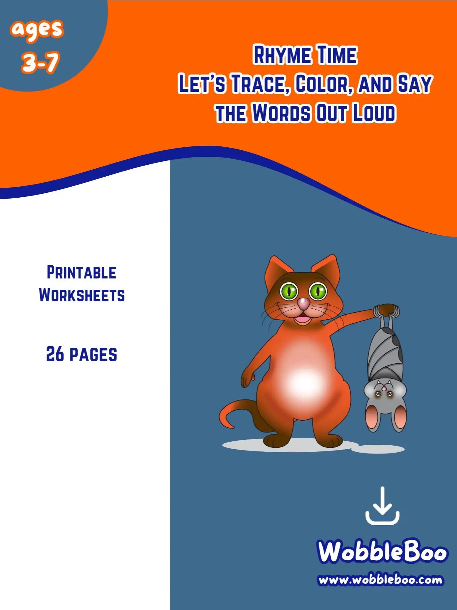 Rhyme Time Printable Worksheets product image (1)