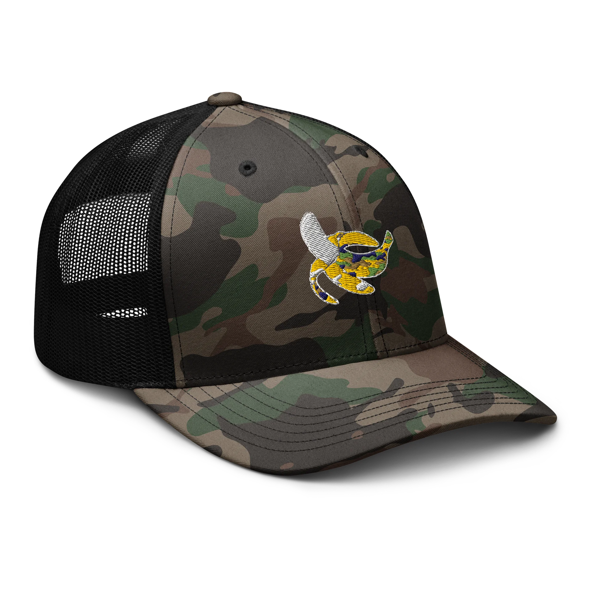 Banana Army Camouflage Trucker Hat product image (8)