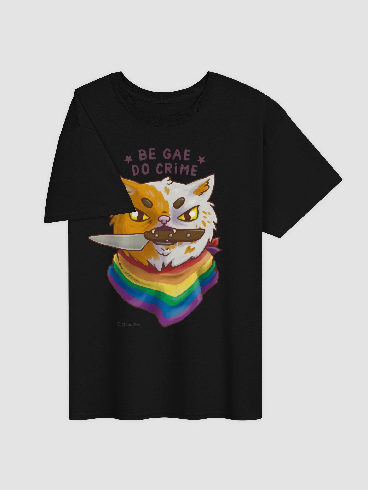 t-shirt : be gae do crime product image (2)