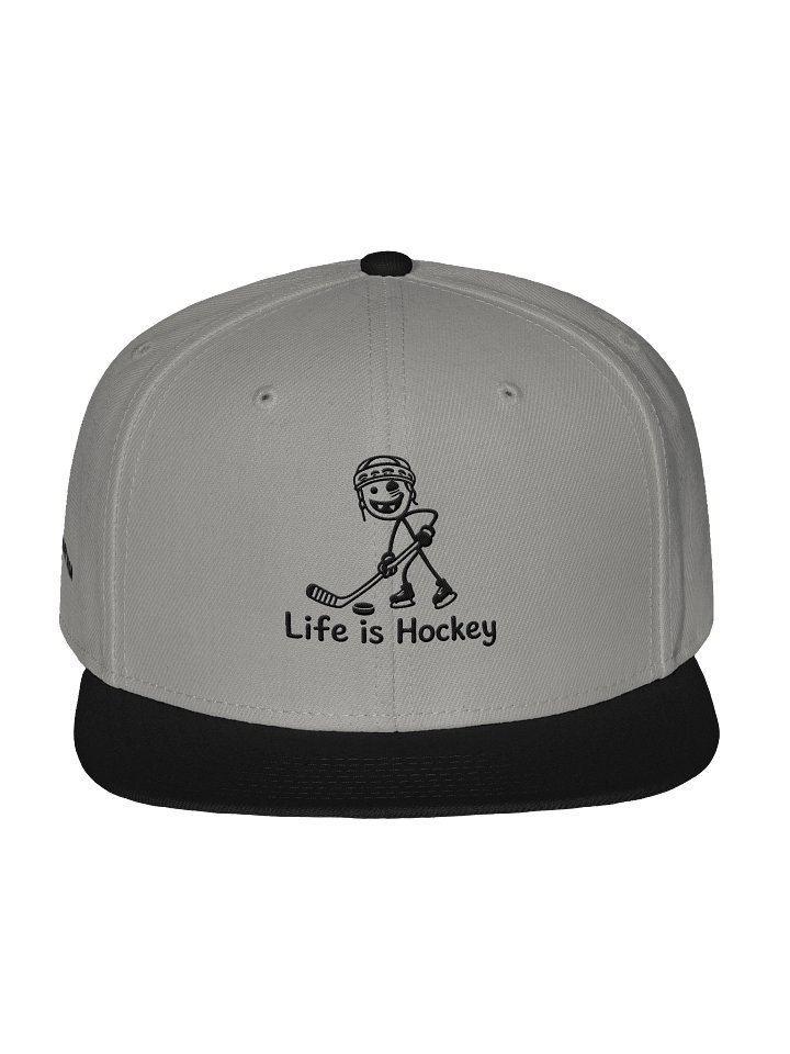 Life is Hockey Snapback (Gray/Black) product image (1)
