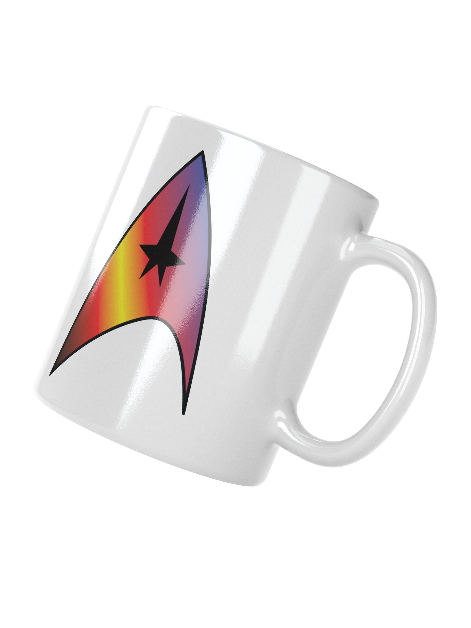 Polyamory Pride Gradient Starfleet Mug product image (2)