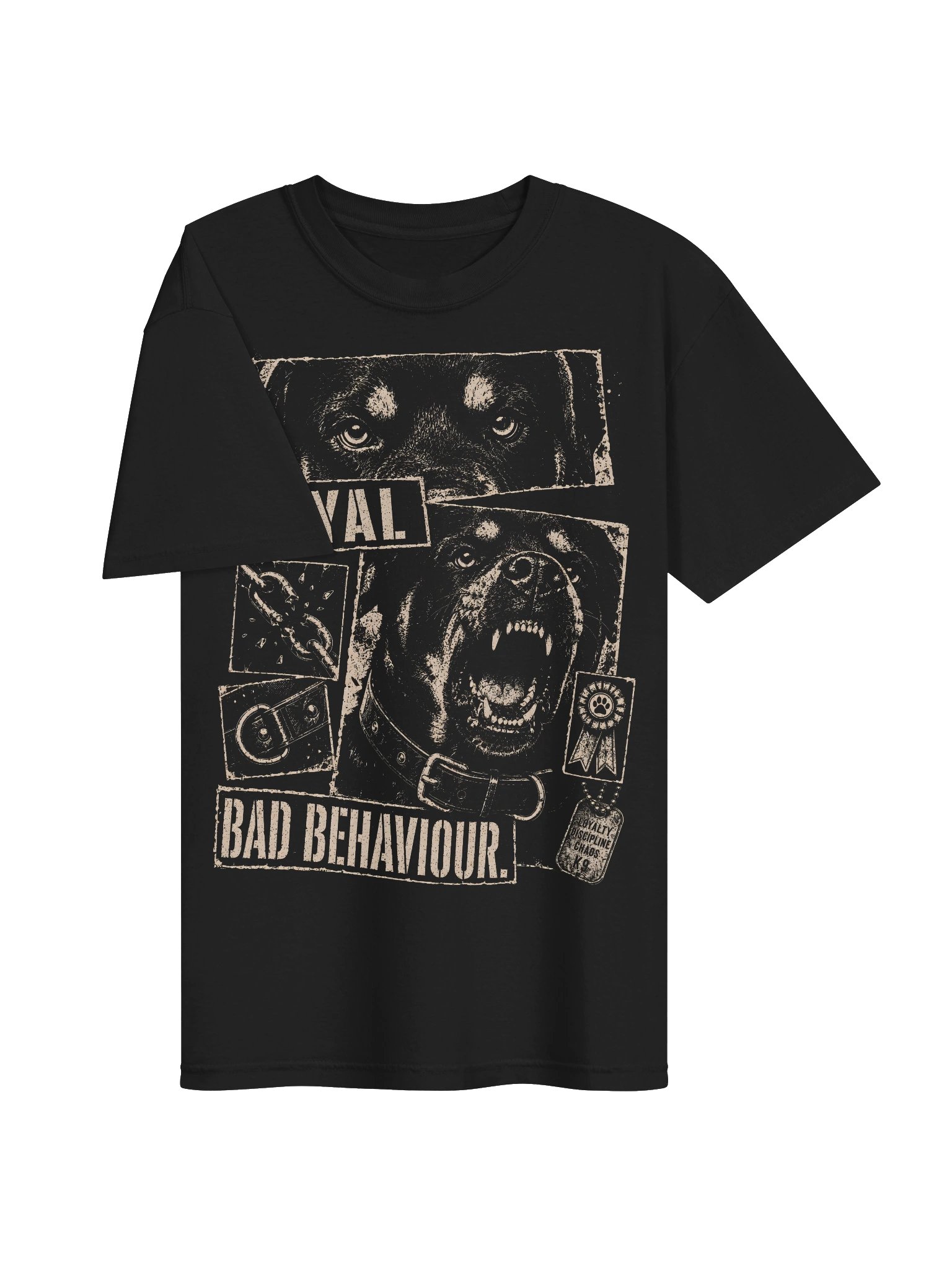 Loyal & Bad Behaviour Rottweiler Heavyweight Vintage Graphic Tee product image (2)