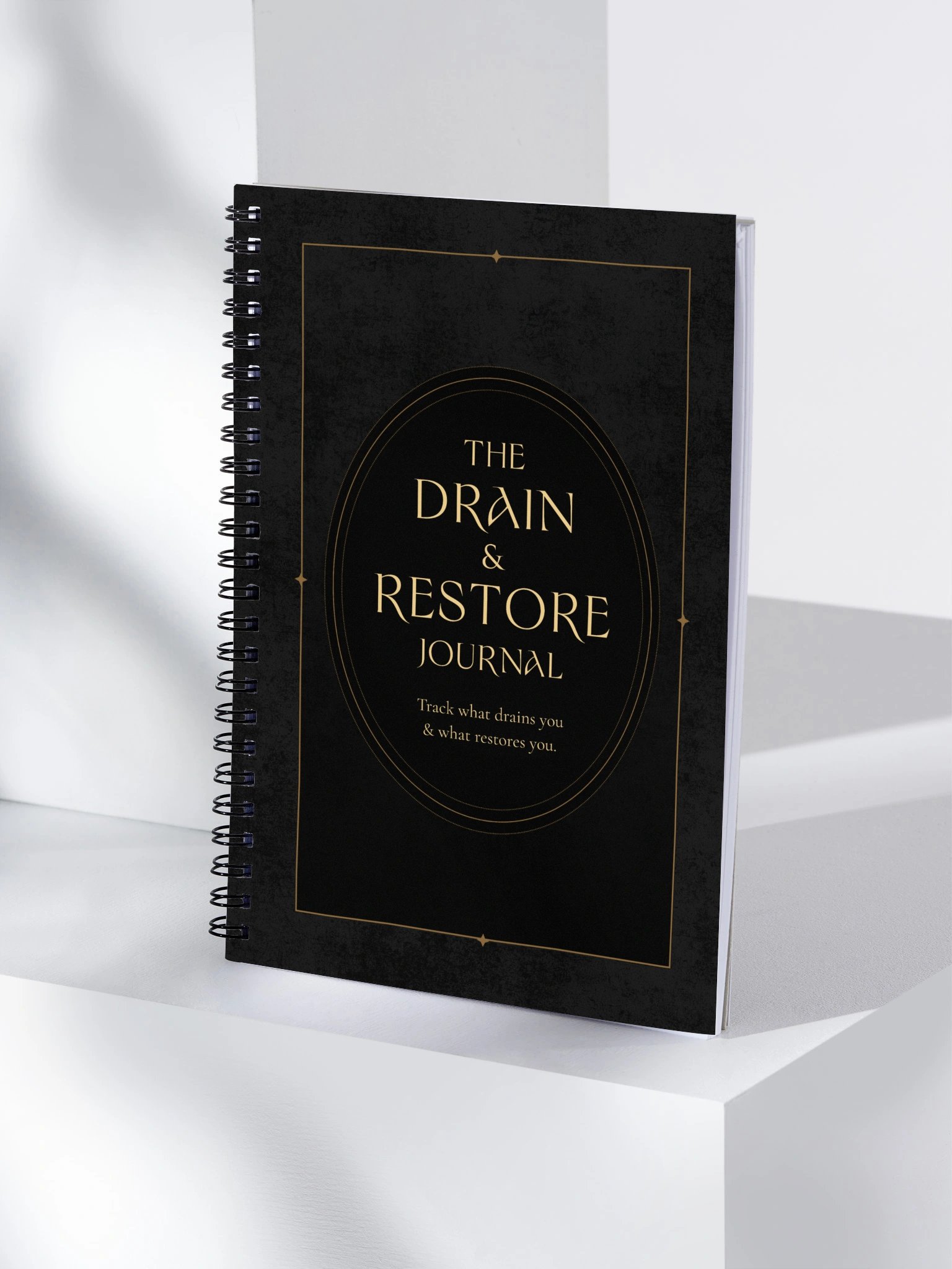 The Drain & Restore Journal | Energy Log Notebook for Burnout & Fatigue product image (5)