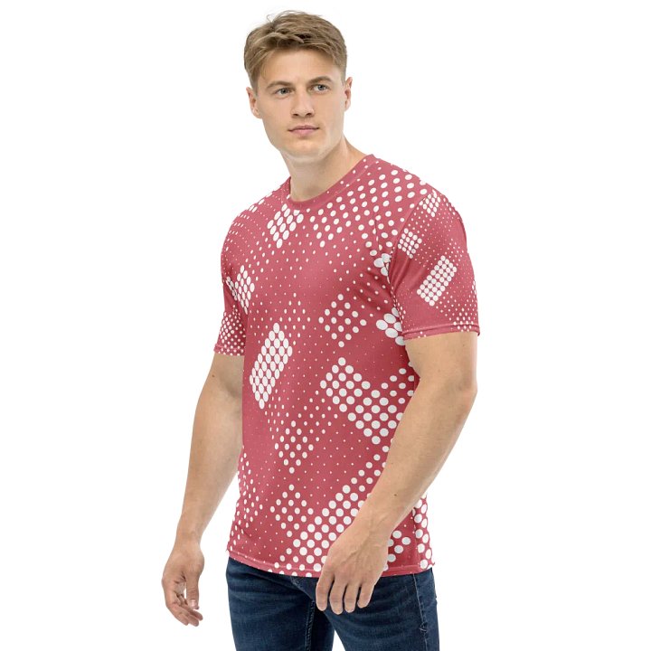 MENS FUN ABSTRACT CIRCLES (RED) product image (1)