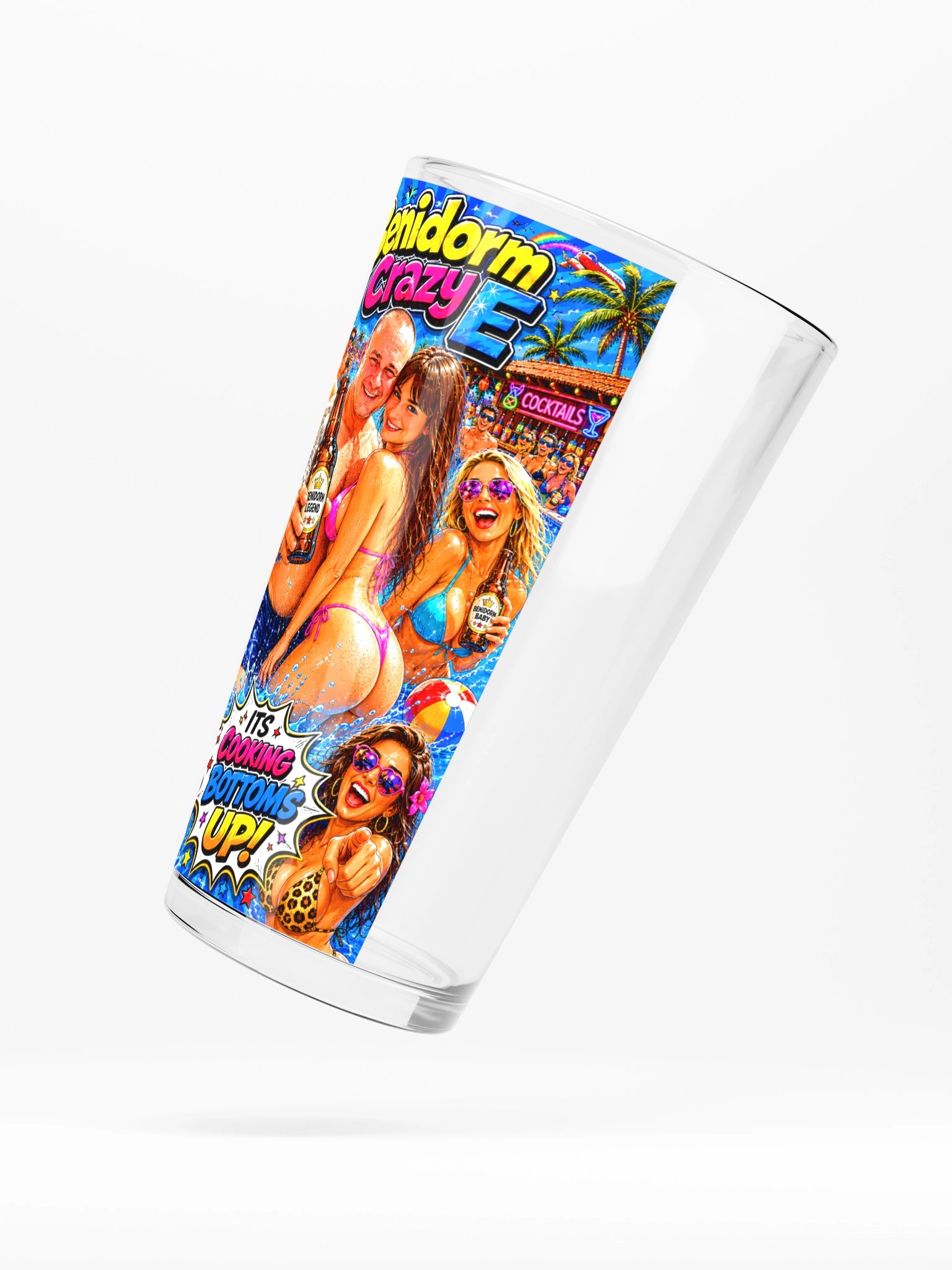 Benidorm Crazy E Pool Party Bottom Up Pint product image (5)