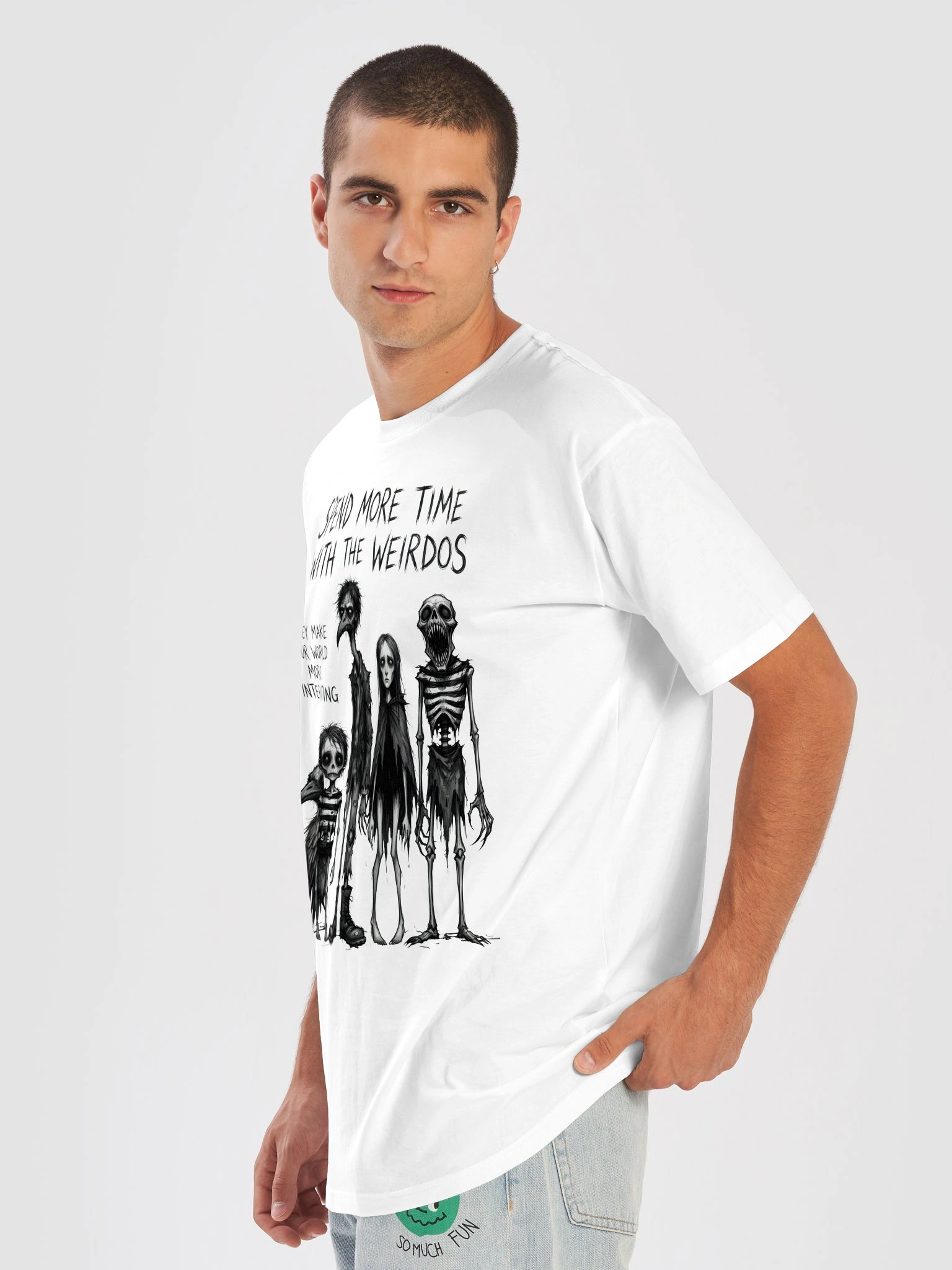 Spend More Time With The Weirdos Gothic T-Shirt product image (27)