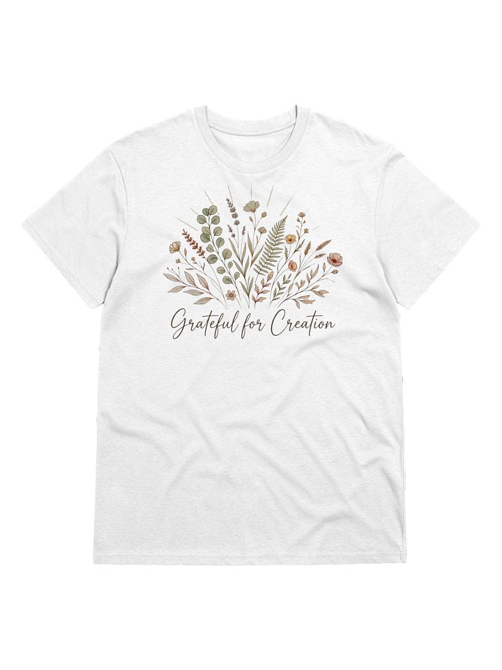 Grateful for Creation – Creation Care Faith Organic Cotton T-Shirt product image (21)