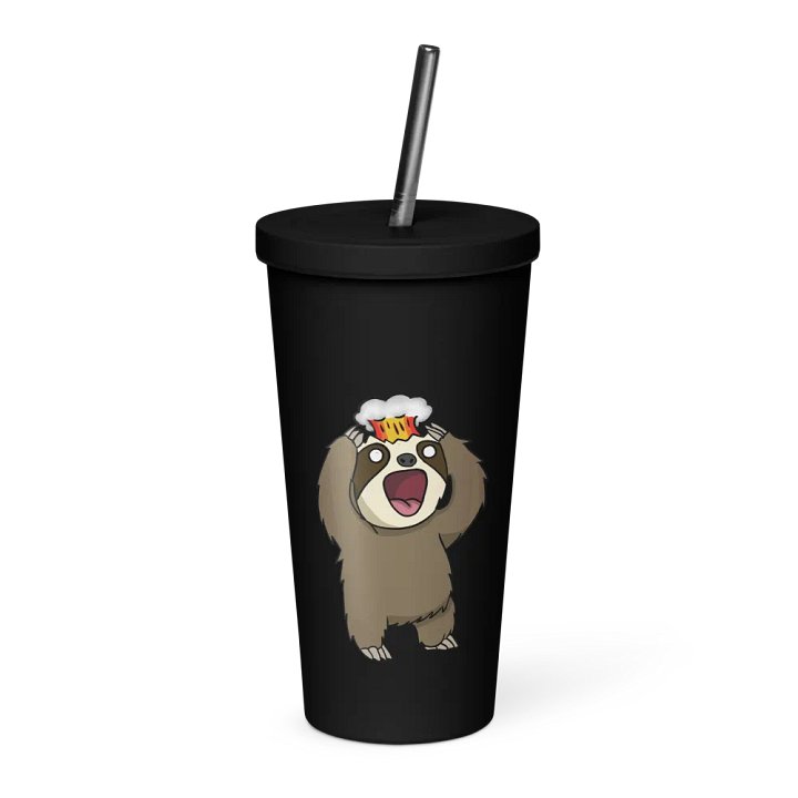 Insulated Tumbler with a Straw - Mind Blown product image (1)