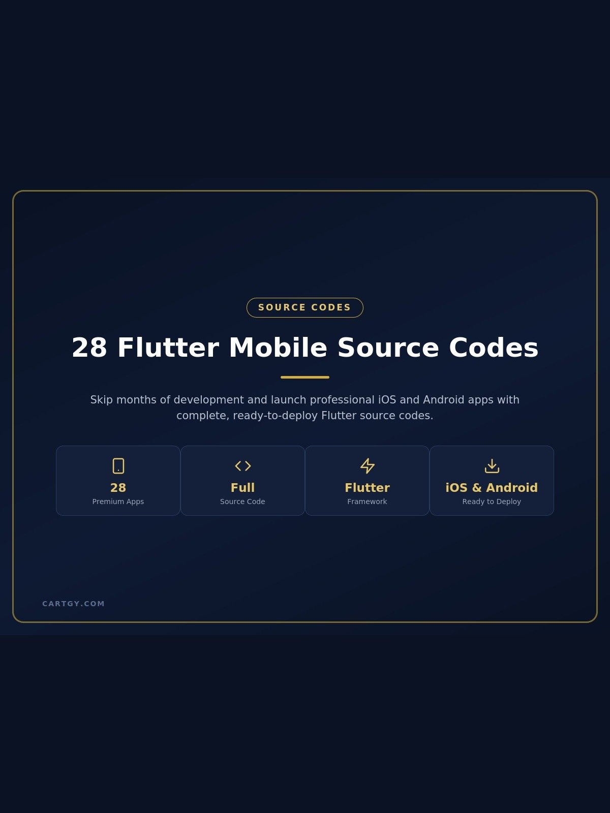 28 Flutter Mobile Source Codes Bundle product image (1)