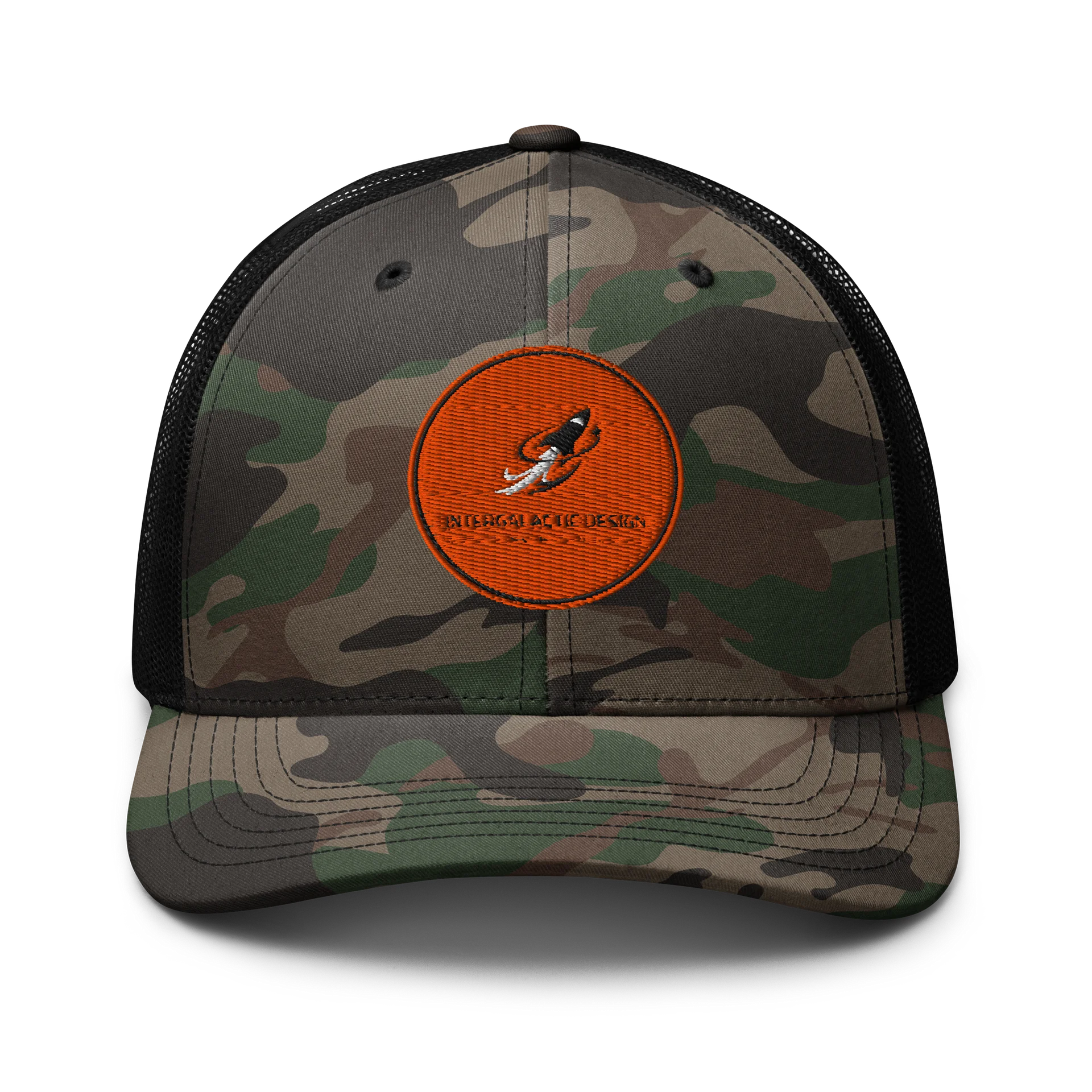 Camo Rocket Badge Trucker Cap product image (1)
