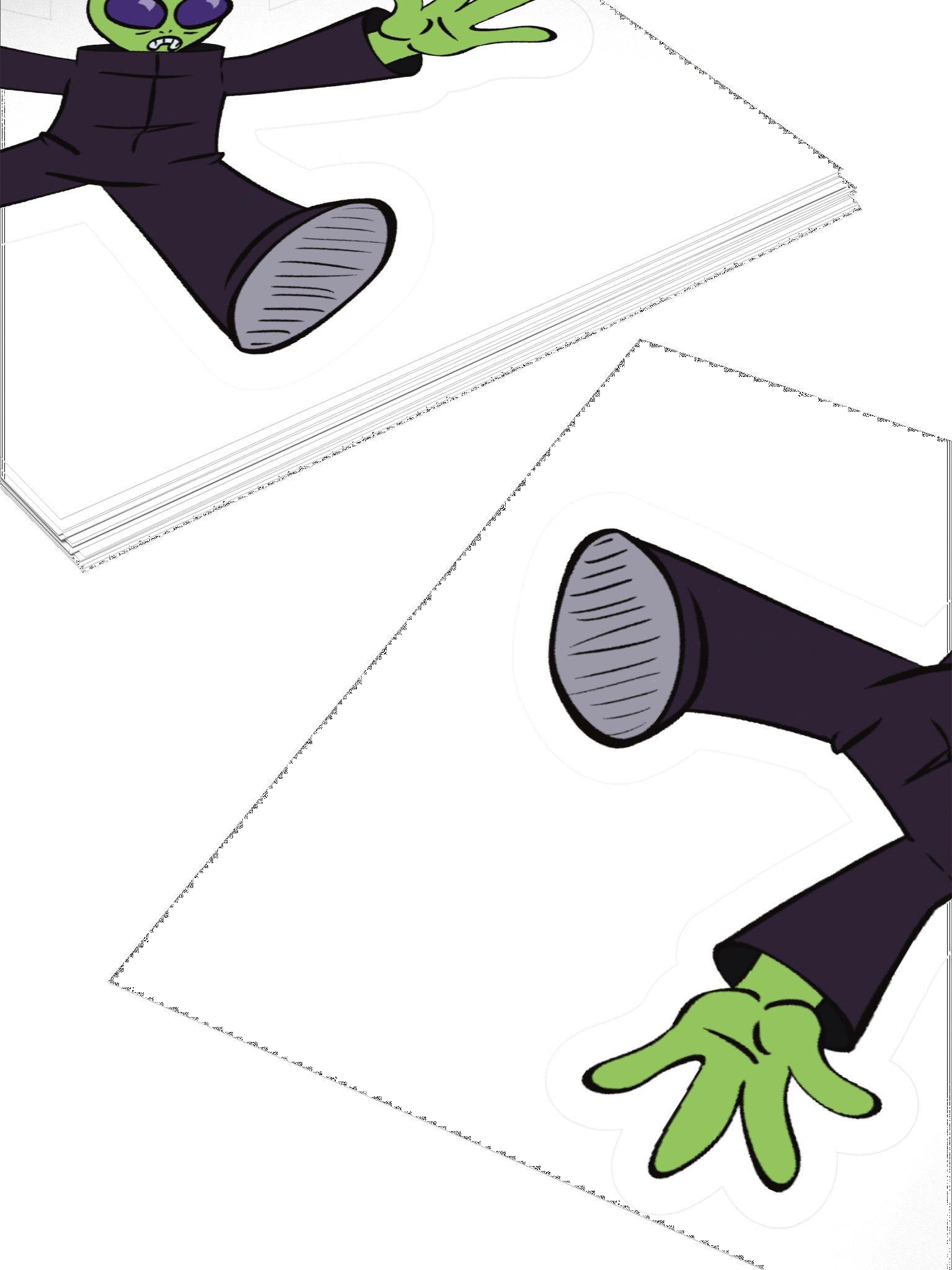 Alien stickers product image (11)