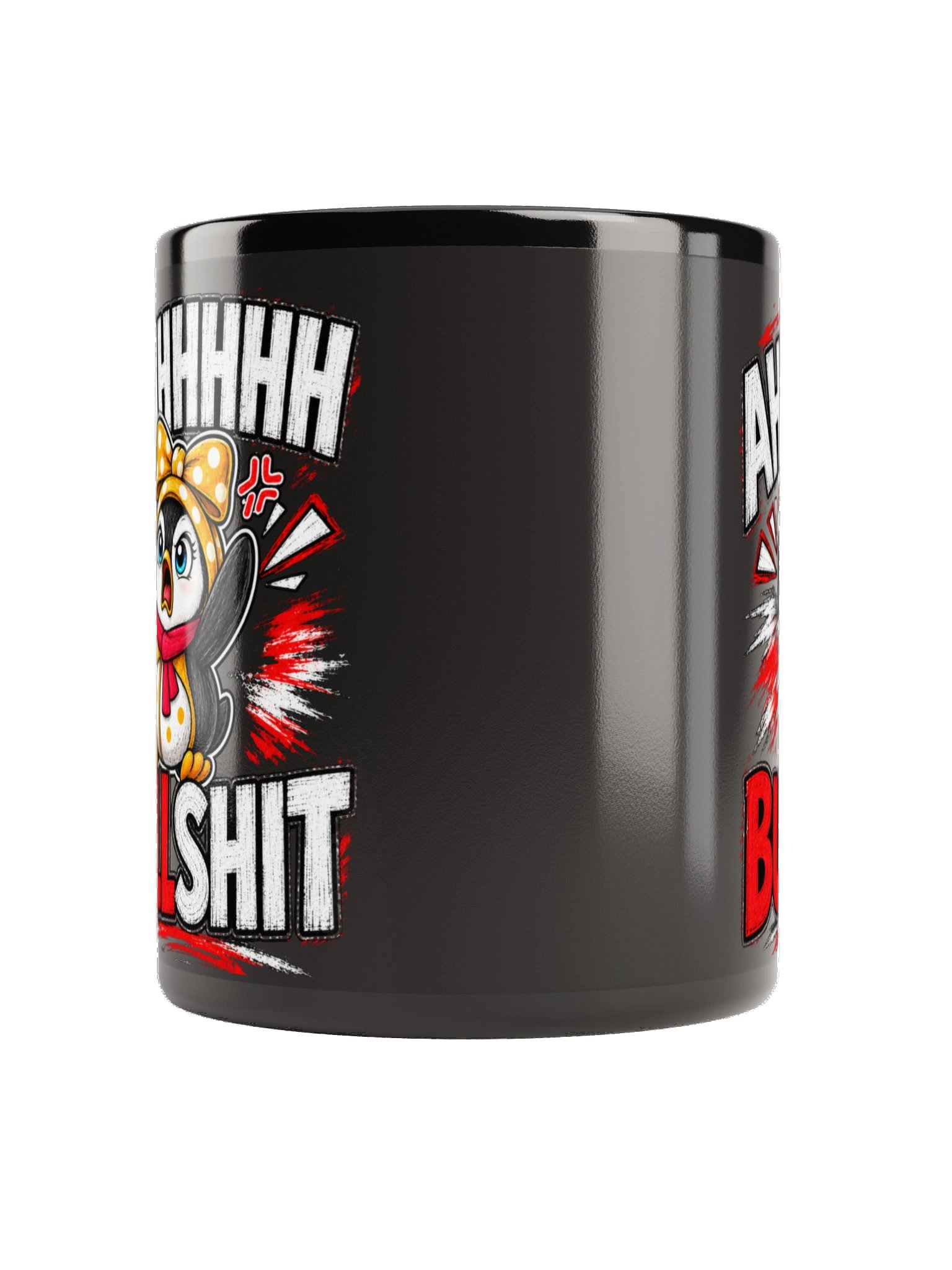 AHHHHHH Bullshit Lulu Black Mug product image (2)