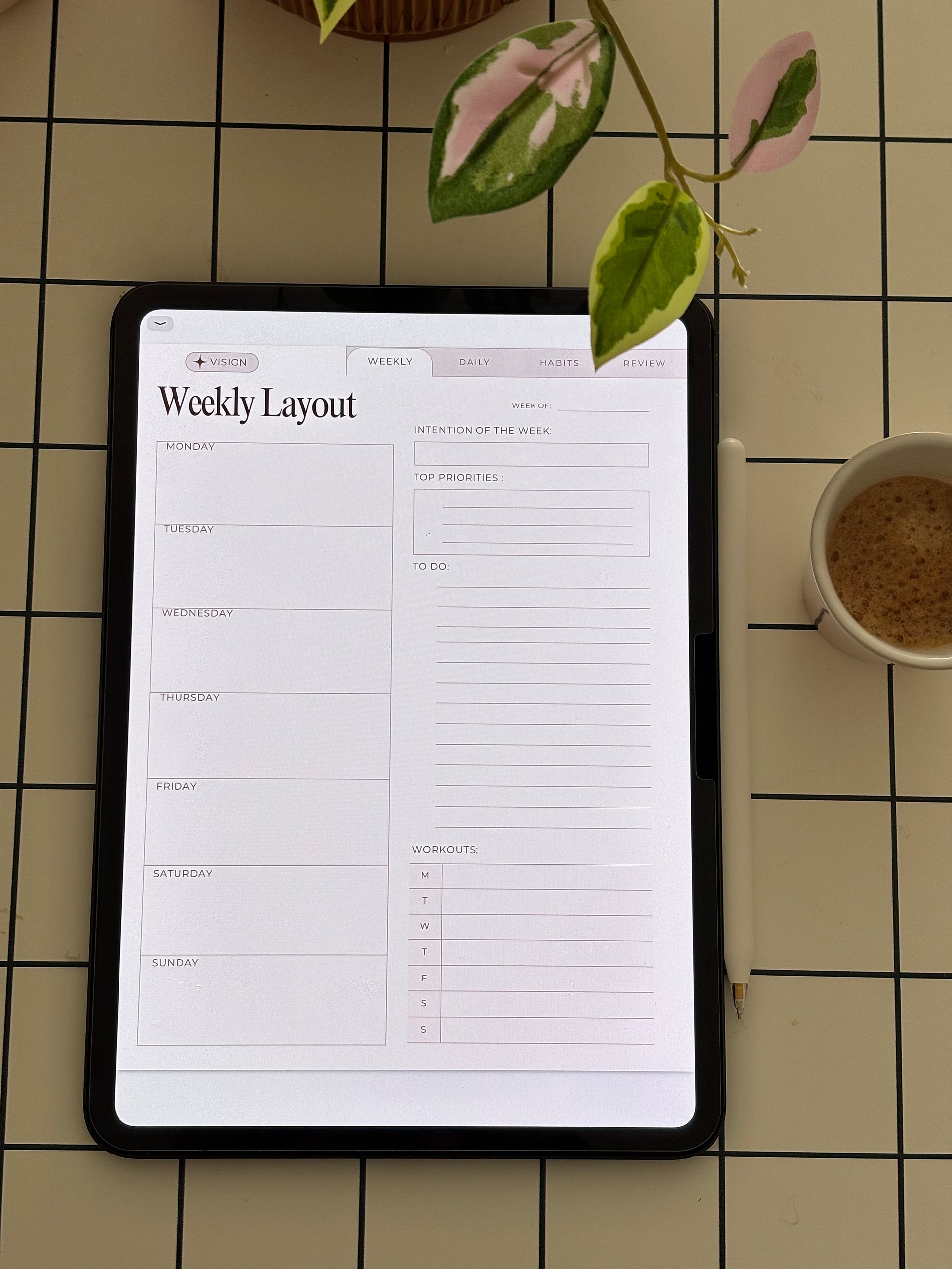 The Intentional Week Planner product image (5)