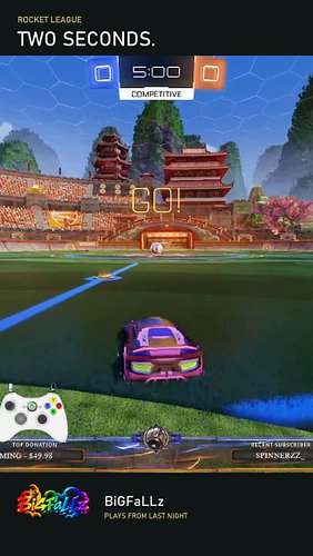 A two-second kickoff goal, an epic save, and a late goal with 33 seconds left, from my October 23, 2026 Rocket League session...