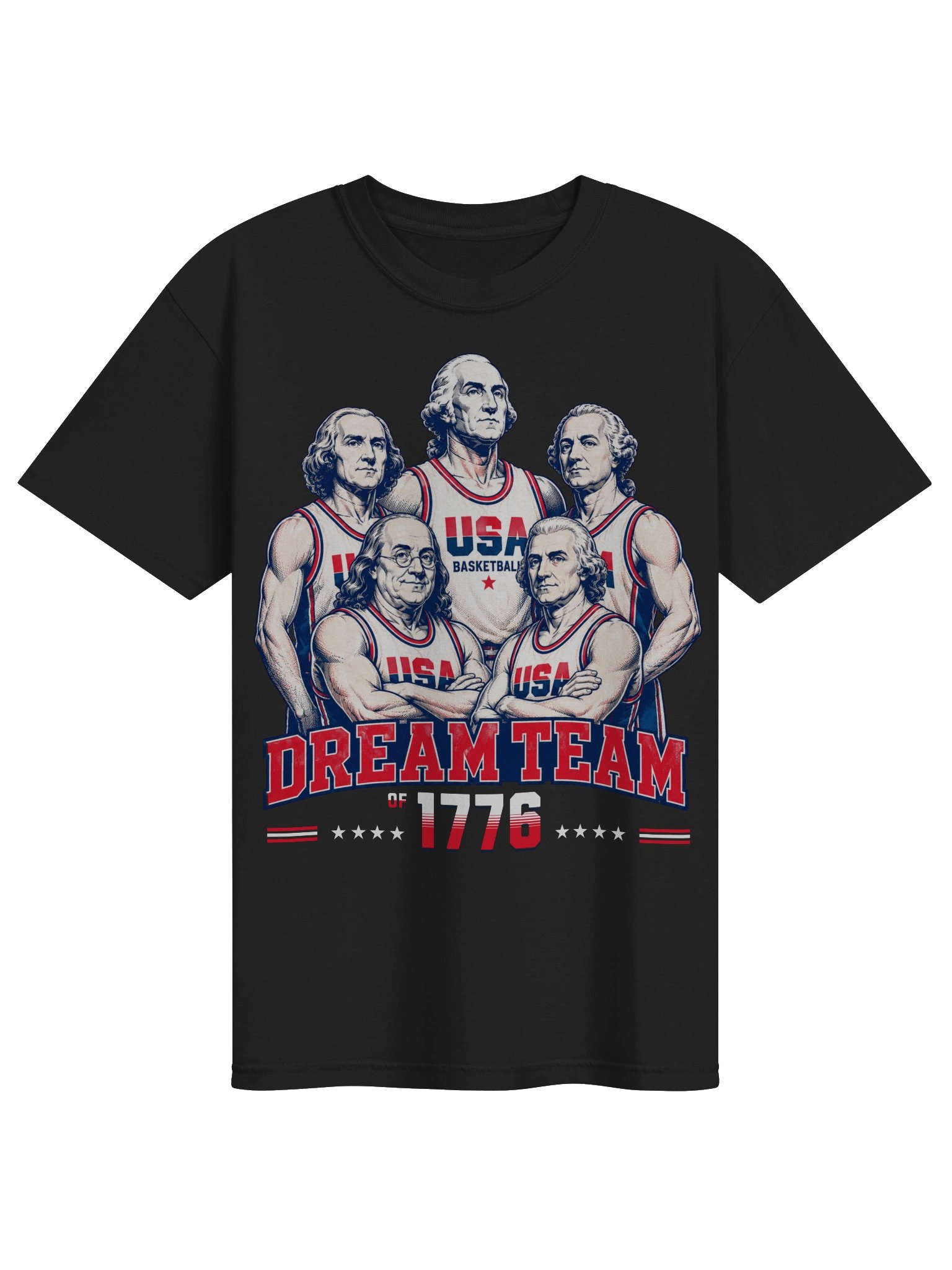 Founding Fathers Dream Team 1776 Shirt – America 250th Anniversary Tee product image (2)