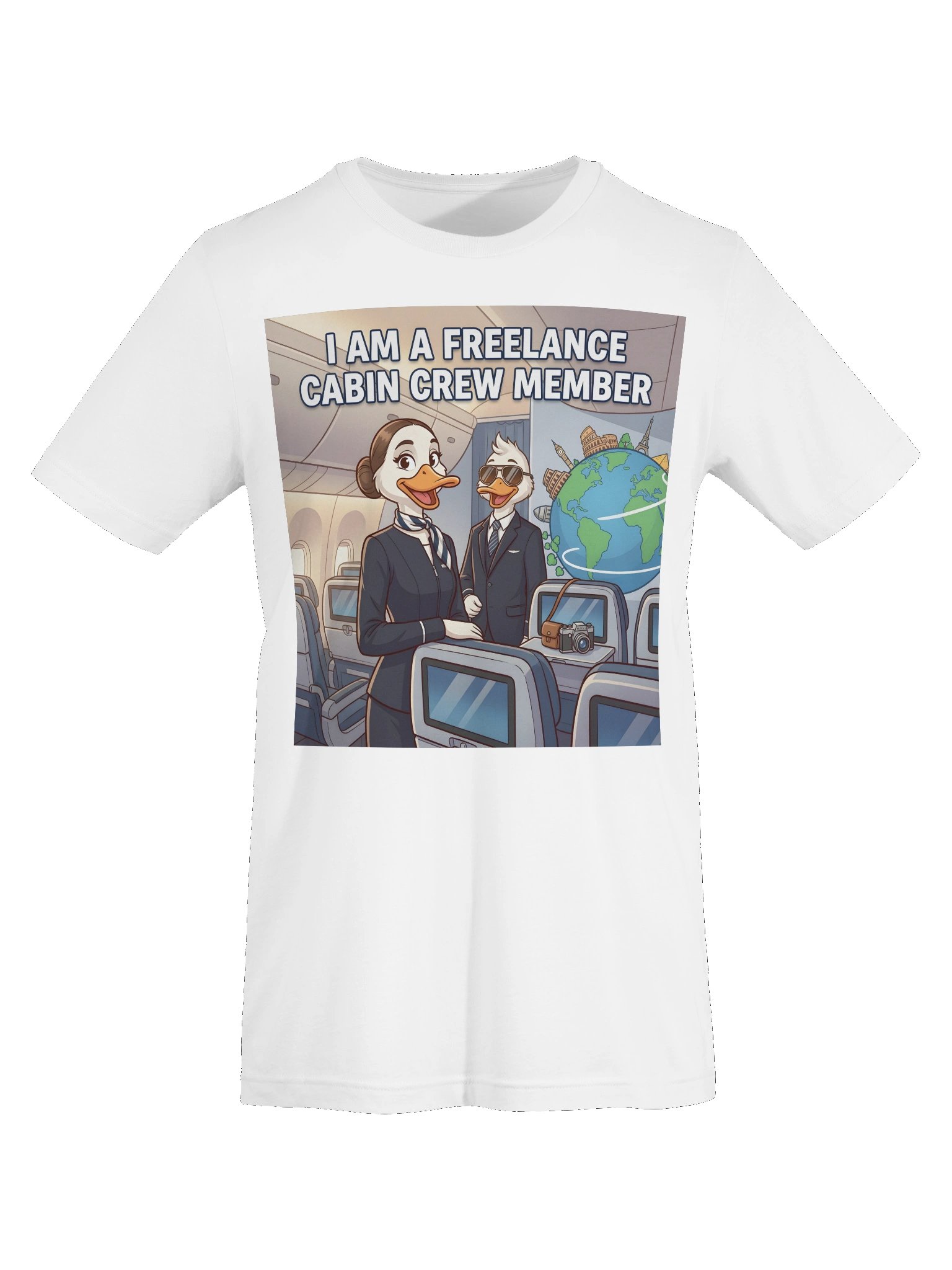 "I Am Freelance Cabin Crew Member" Cabin Crew Duck "Unisex" product image (33)