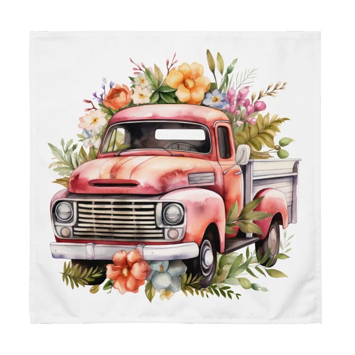 Blooming Vintage Ride Cloth Napkin Set product image (1)