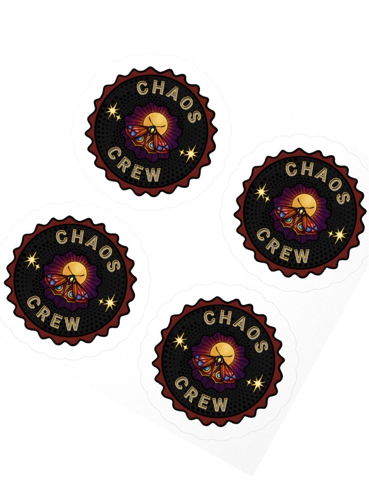 Chaos Crew Official Logo Stickers product image (5)