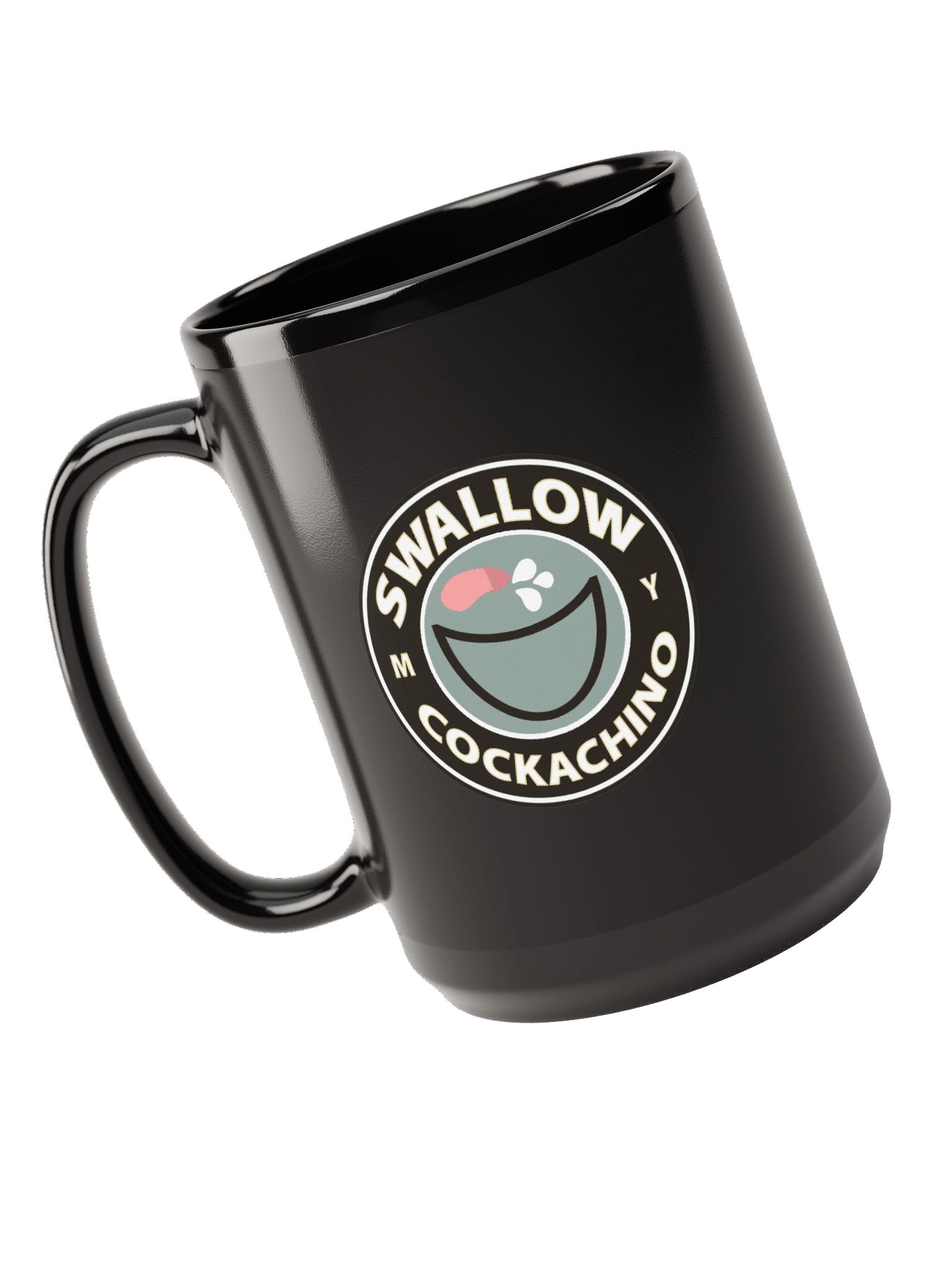 Swallow My Cockachino Mug (black) product image (3)