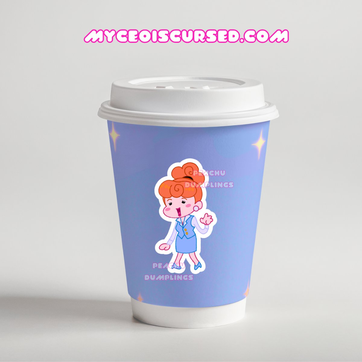 Office Princess - Glossy Sticker 💙 product image (3)