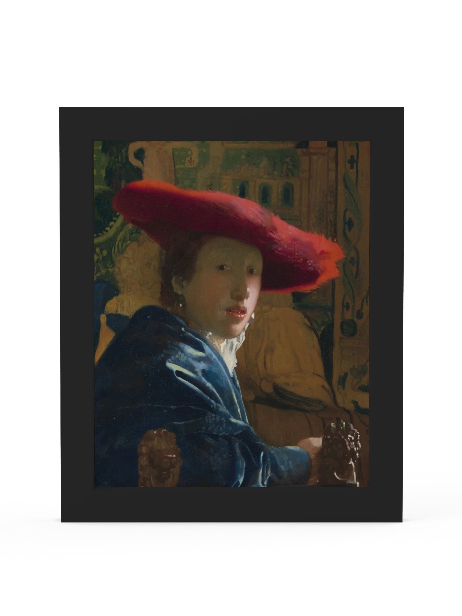 Johannes Vermeer, Girl with the Red Hat (c. 1669) Fine Art Print product image (71)