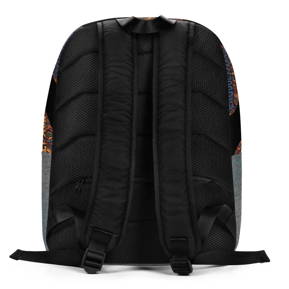Psychedelic Swirl All-Over Backpack Midnight product image (5)