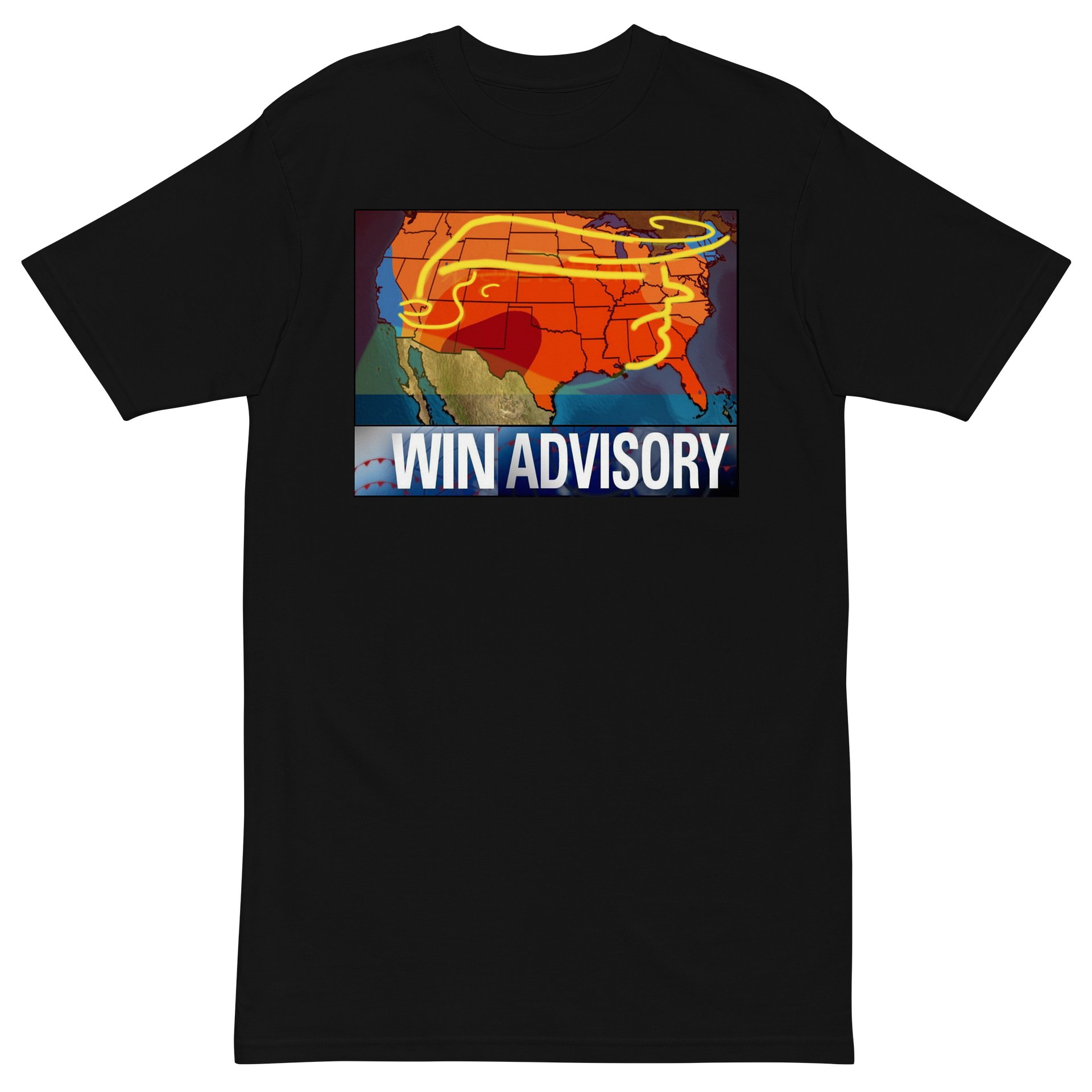 Win Advisory Weather Map Men's Tee product image (2)