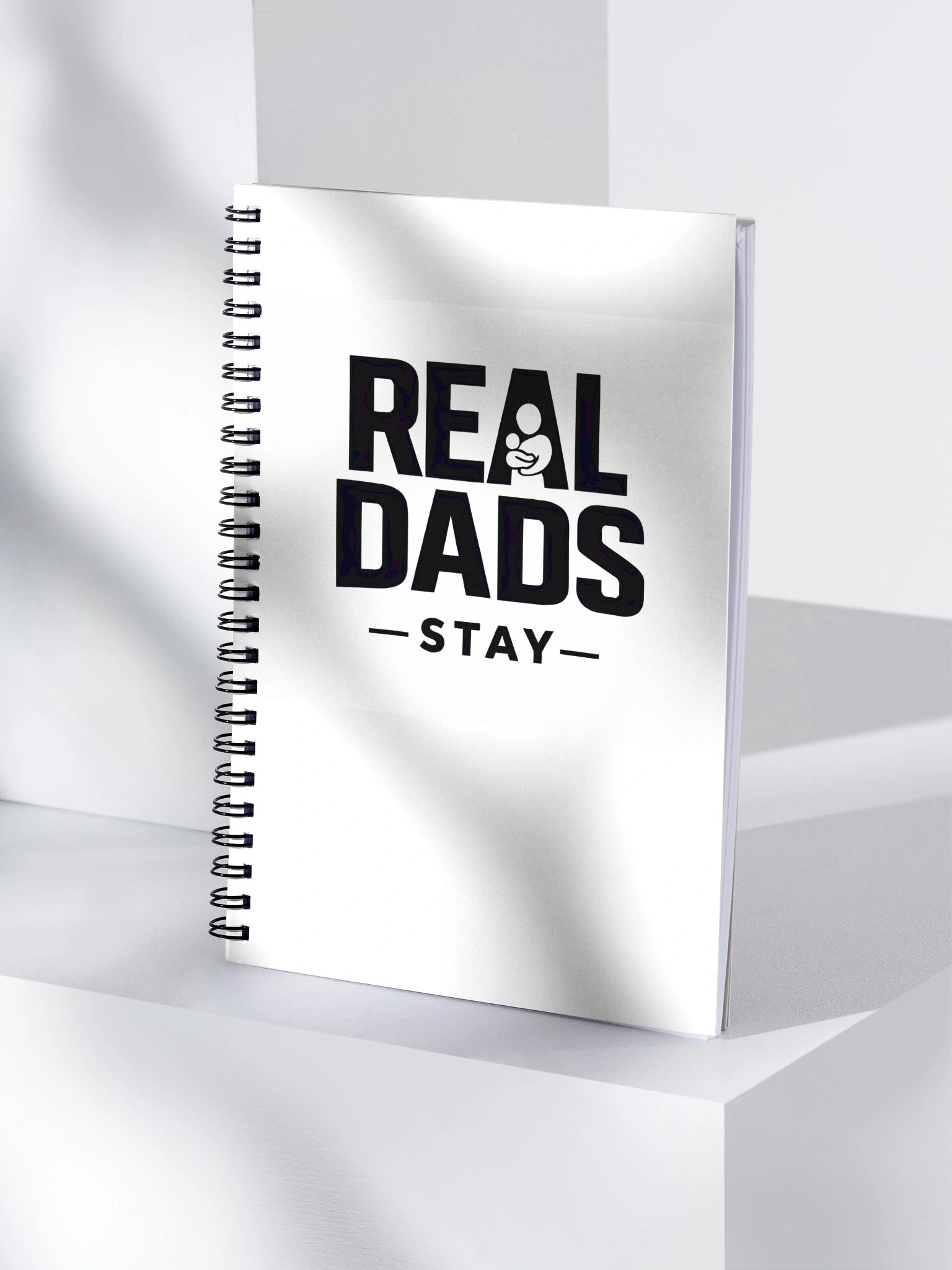 Real Dads Stay Spiral Notebook product image (4)