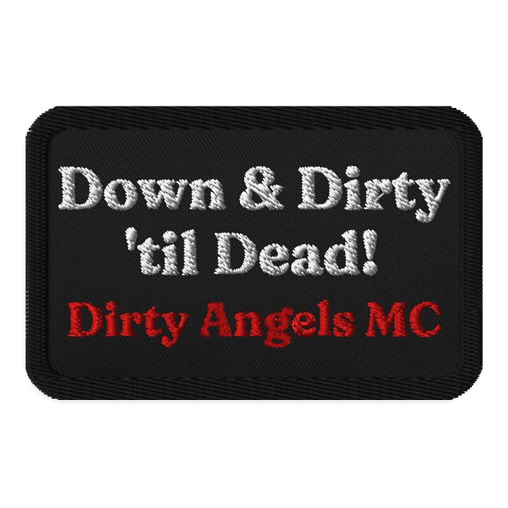 DAMC Motto Embroidered Patch product image (1)