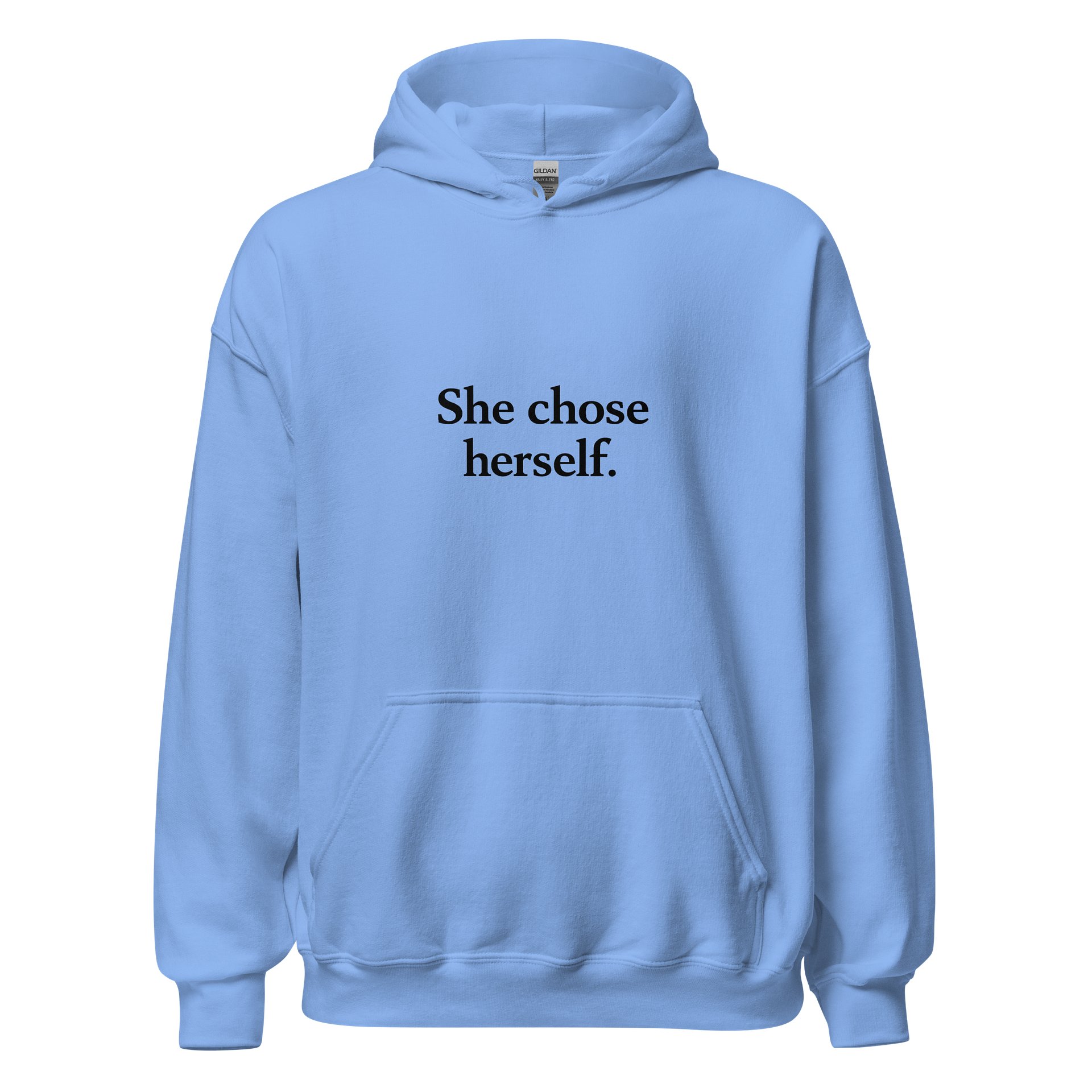 She Chose Herself Hoodie – Quiet Power Edition product image (1)
