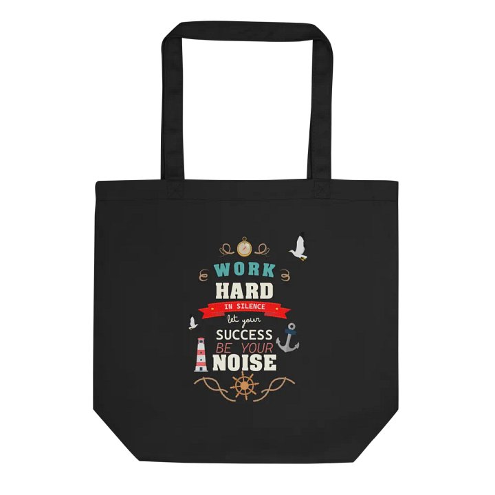 Work Hard in Silence Eco Tote product image (1)