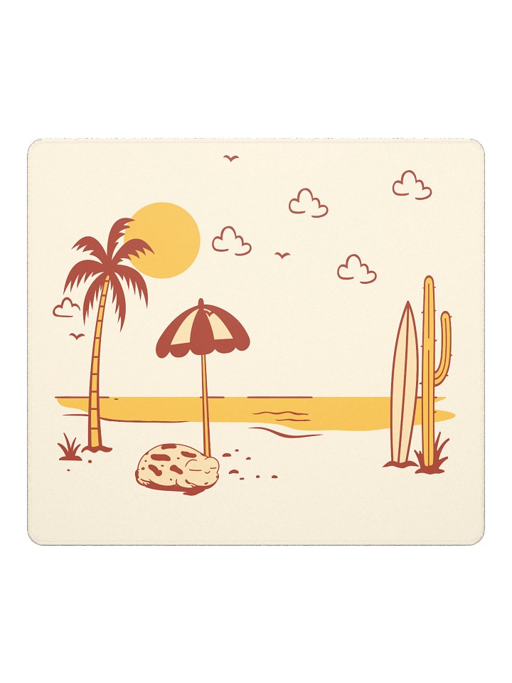 Sunset Beach Gaming Mouse Pad product image (2)