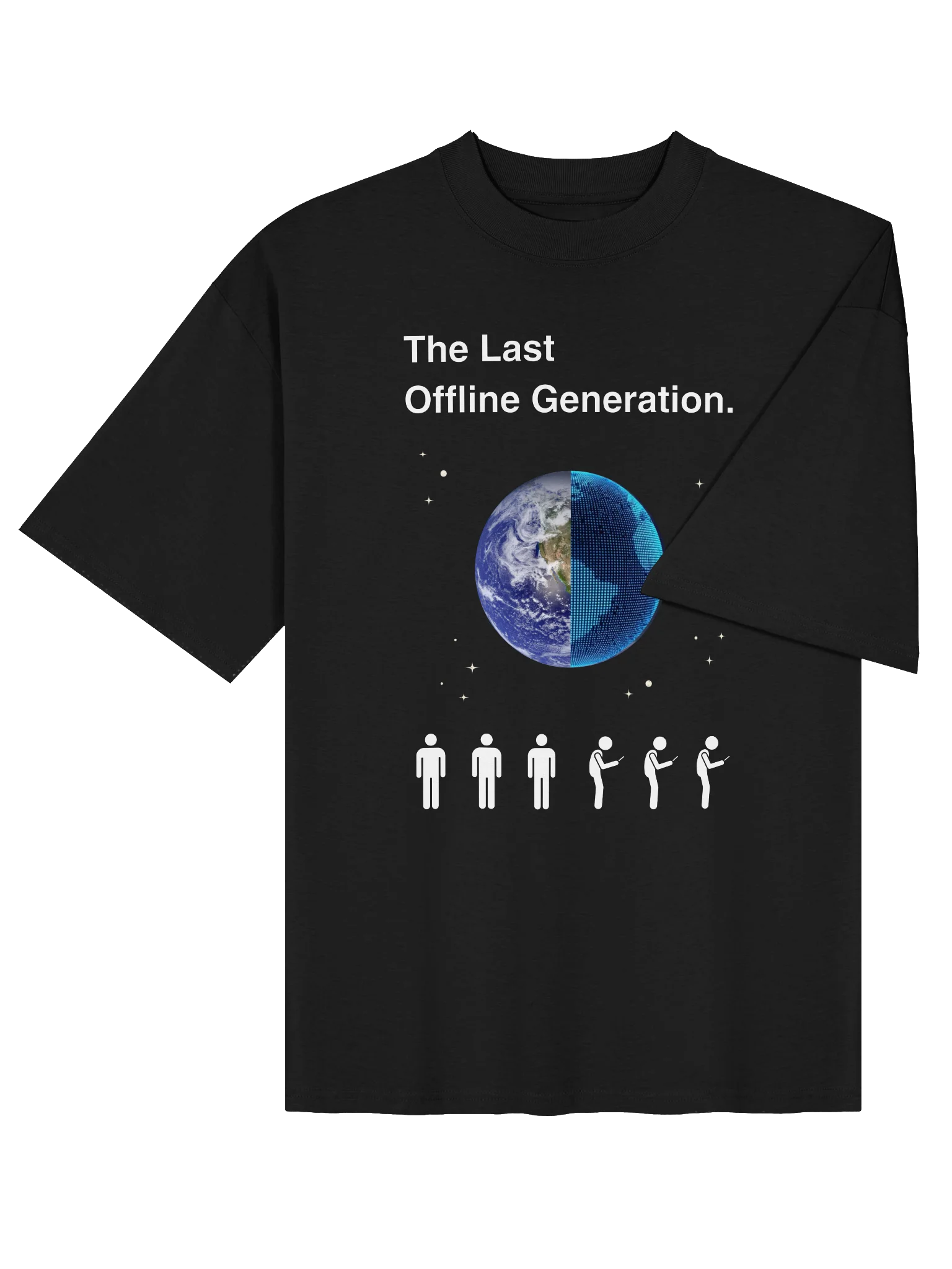 The Last Offline Generation. Shirt product image (8)
