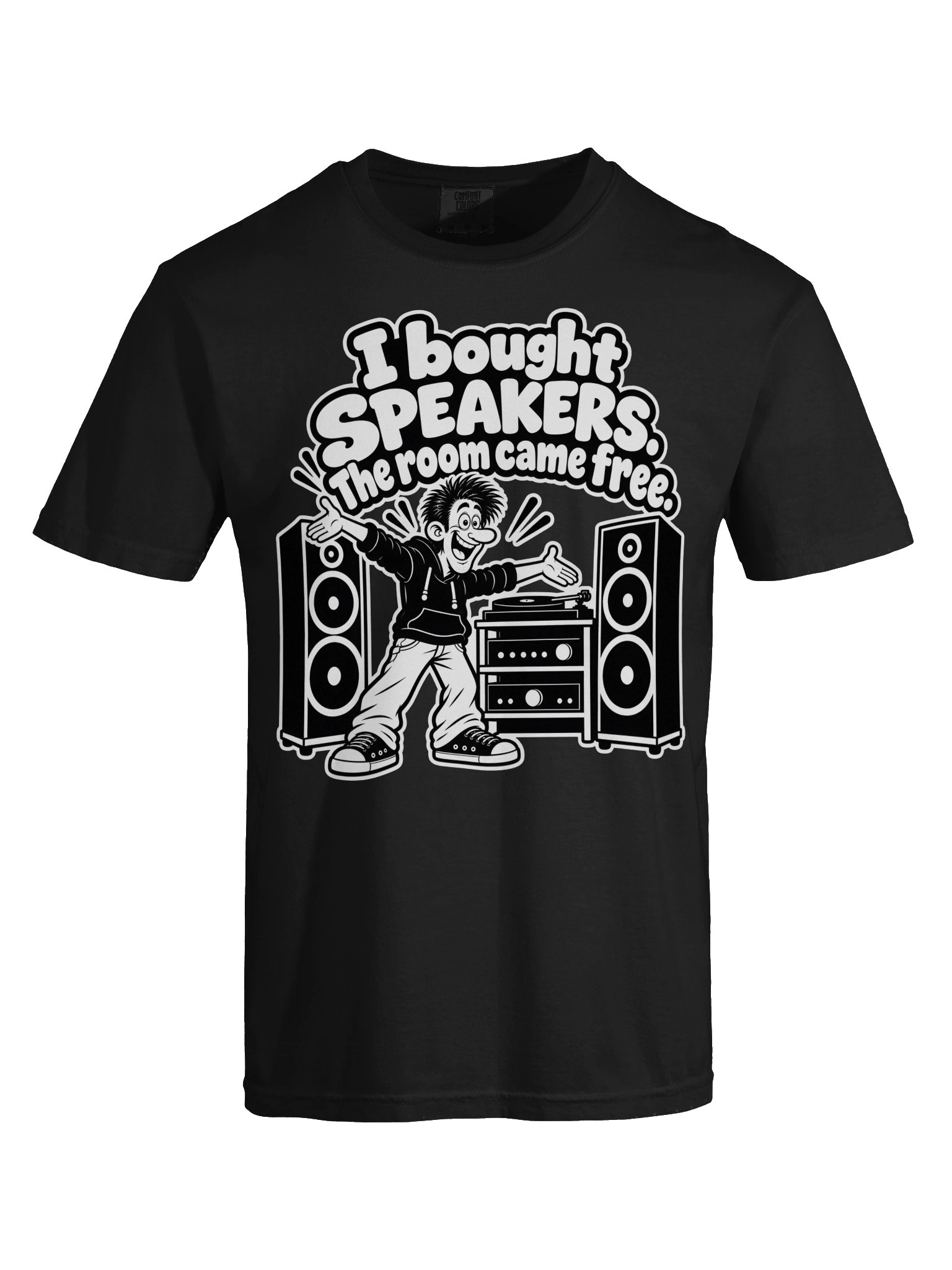 I Bought Speakers The Room Came Free - Dyed Heavy T-Shirt product image (5)
